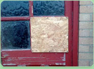 boarded up Arbroath